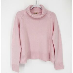 Colori 40Colori Soft Pink Italian Cashmere T-Neck Sweater Size XSmall